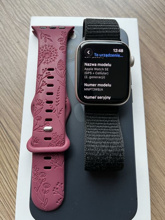 Apple Watch SE 2gen GPS+Cellular 44mm Aluminum Silver