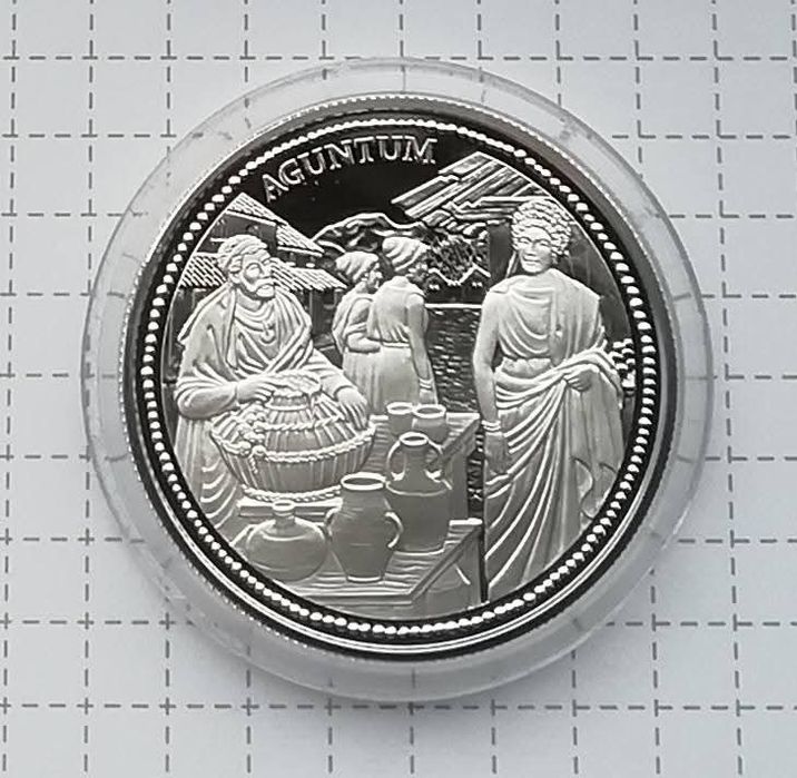 Австрія 20 євро 2011р. СРІБЛО. ПРУФ. Рим на Дунаї - Агунтум.