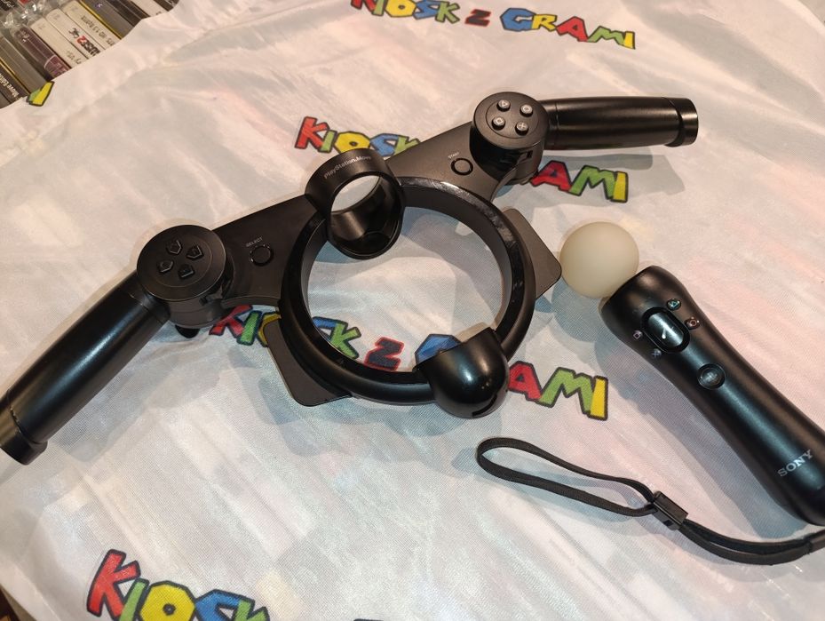 Kierownica PlayStation Move Racing Wheel + kontroler różdżka