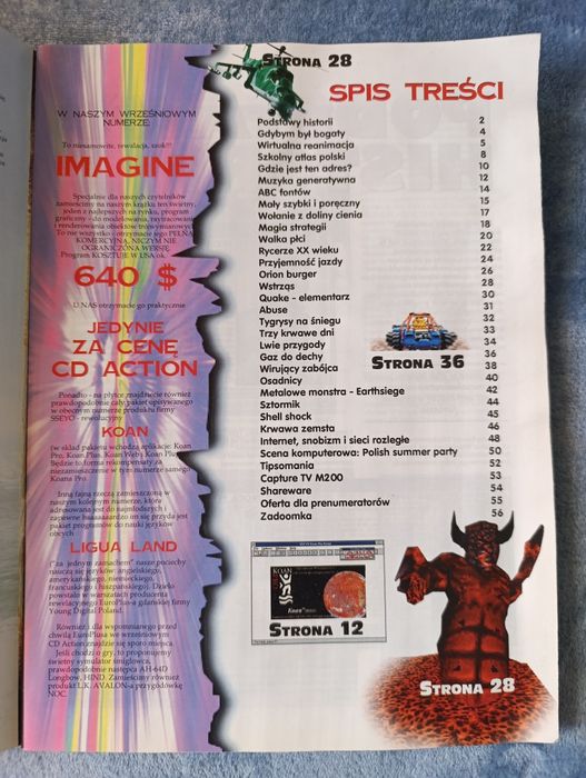 Czasopismo CD-Action numer 3,5 1996