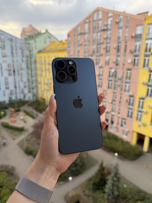 Идеал iPhone 15 Pro Max 512Gb Blue Titanium Neverlock айфон про макс має