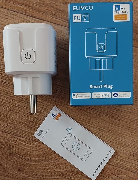 (НОВЫЙ) Умная wi-fi розетка Power monitor 20A