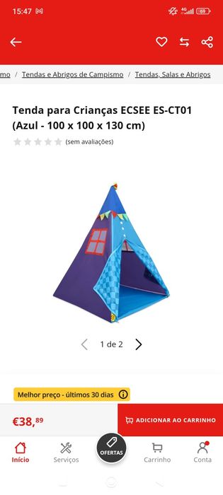 Tenda de criança