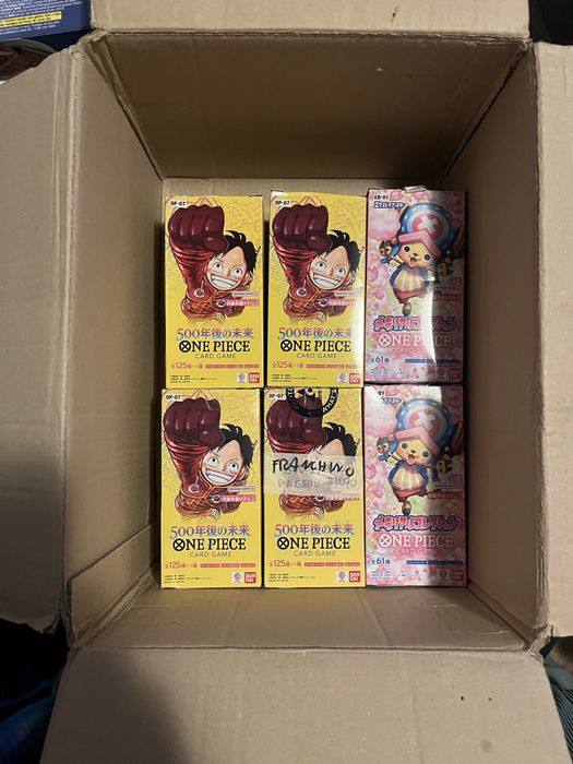 +1000 Cartas One Piece- EB-01/OP-07/OP-08
