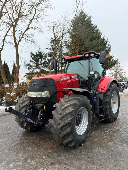 Case IH Puma 240 CVX  240 KM, przedni TUZ, miękka oś i kabina, pneumatyka, 50km/h, ładna