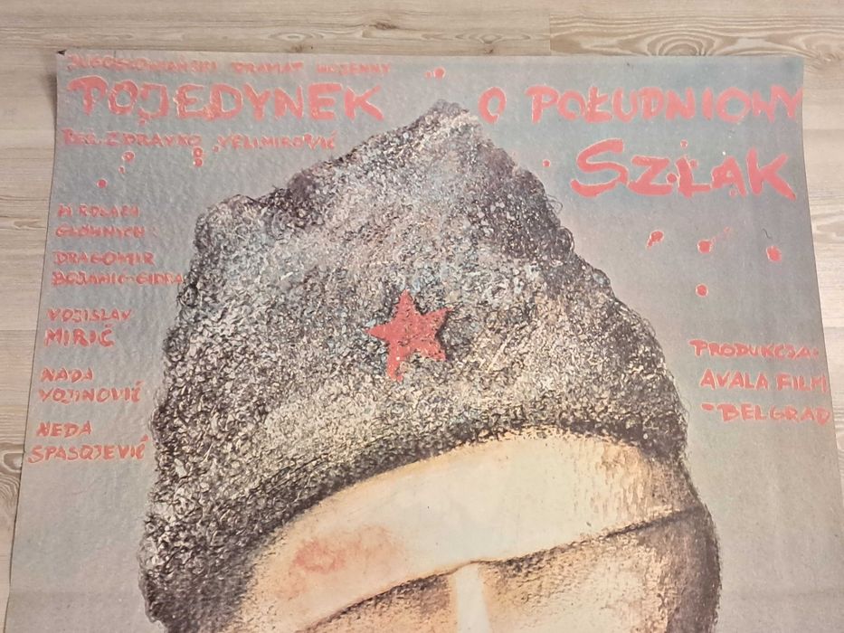 Pojedynek o południowy szlak Andrzej Pągowski plakat kinowy