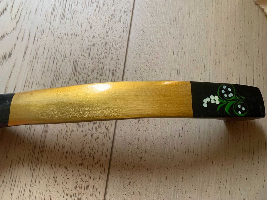 Раритетна ложка (черпак) нова, дерев'яна, розписна, декоративна.