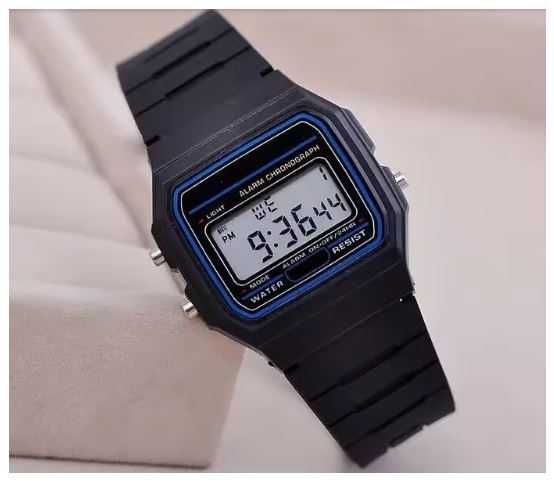 Zegarek męski elektroniczny , cyfrowy w stylu retro vintage