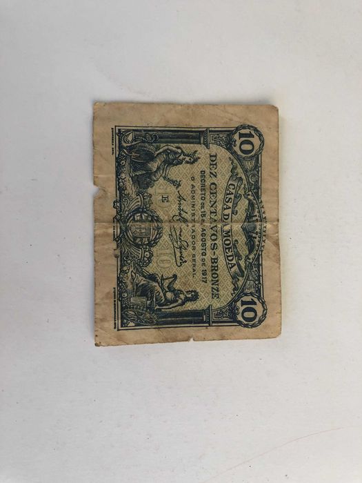 Nota de 10 centavos de 1917