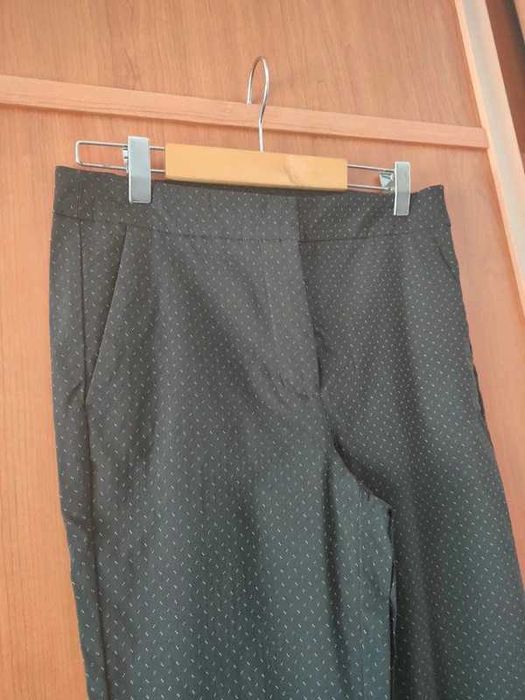 Calças jacquard Zara S novas