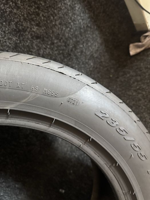 Шини літні Б/У 235/55R18 Pirelli P Zero 7mm 2021p