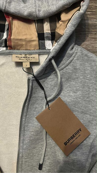 Bluza burberry zip up S