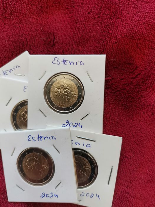 Moeda UNC comemorativa de 2€ - Estónia 2024