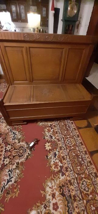 Ława drewniana że skrzynia