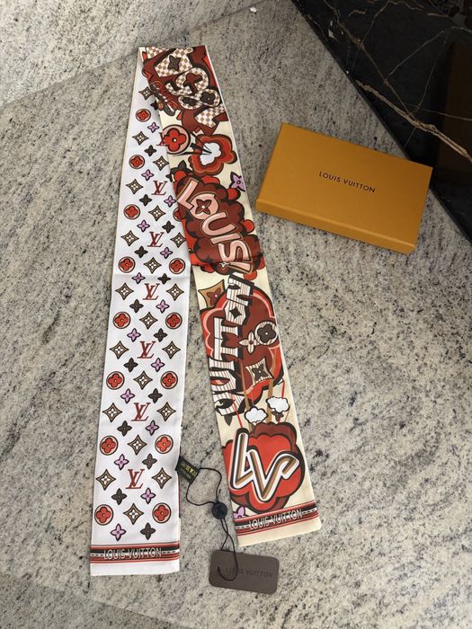 Dwustronna apaszka bandeau twilly Louis Vuitton nowa z pudelkiem