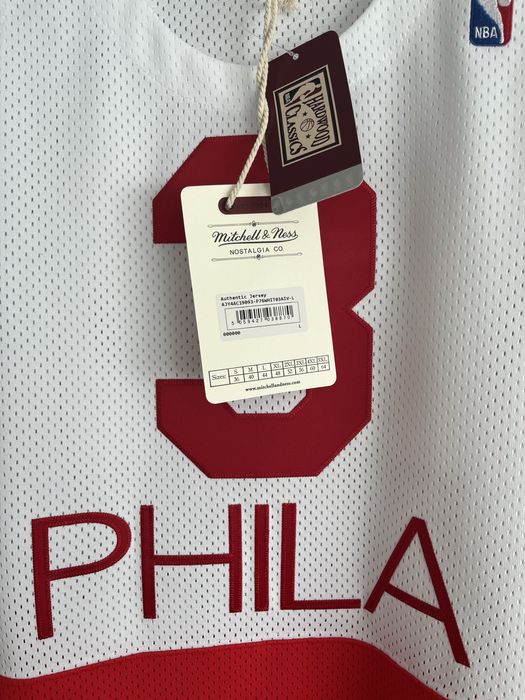 Authentic Jersey Iverson 3 philadelphia 76ers nowa L mitchell&ness nba