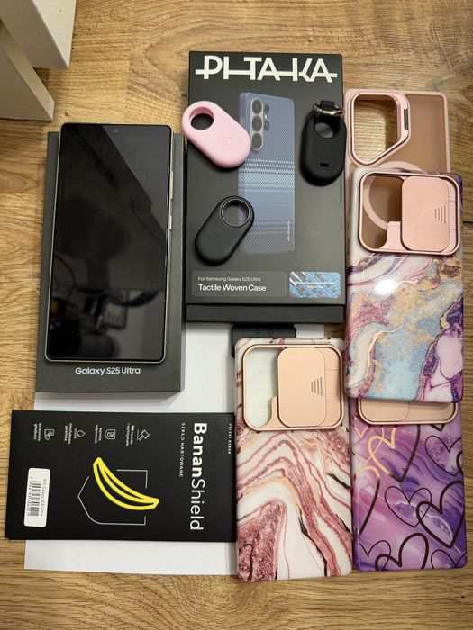 Samsung S25 Ultra+ zegarek+etui i szkła oraz SmartTag 2
