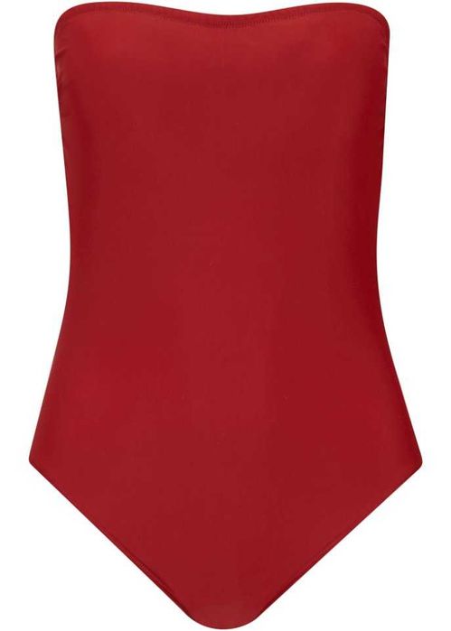 Kostium kąpielowy, jednoczęściowy bordowy Rozmiar 48 95 D