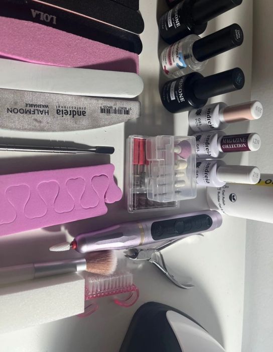 Conjunto para fazer unhas em casa