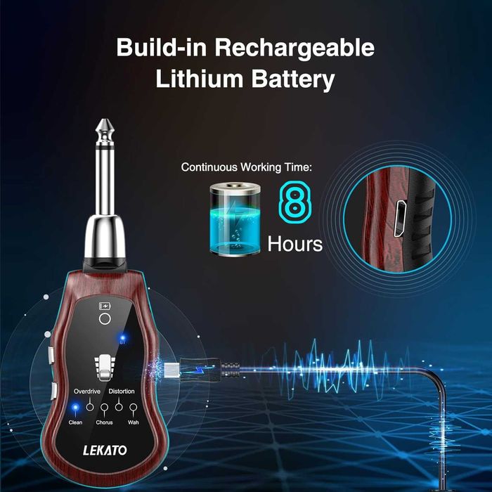 Lekato Mini wzmacniacz gitarowy B6 Bluetooth gitara elektryczna K28