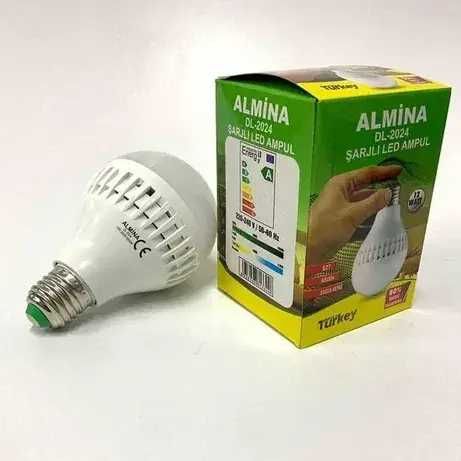 Аккумуляторная лампочка Almina DL-015 (15Вт), E27