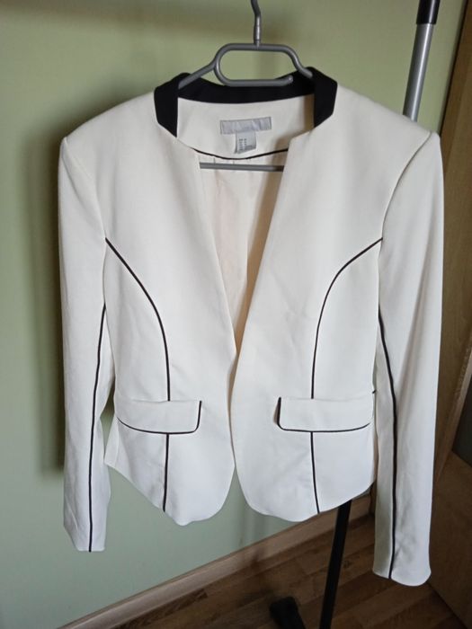 Żakiet 10 H &M biały