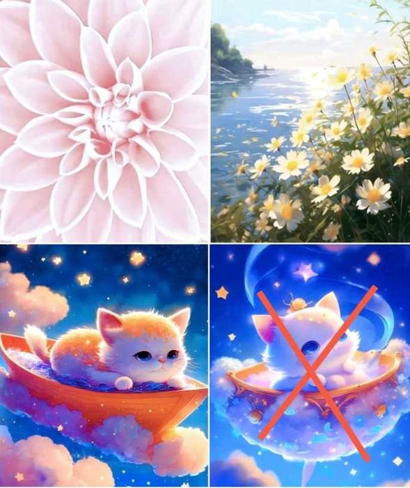 Картина по номерам 20х30 см