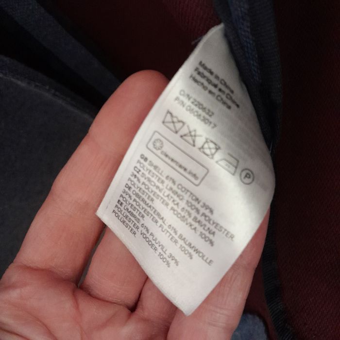 Marynarka  H&M r. 175 dzianinowa niebieska chłopiec bdb