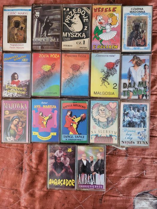 Kasety kupione zarezerwowane dla Pana Krzysztofa