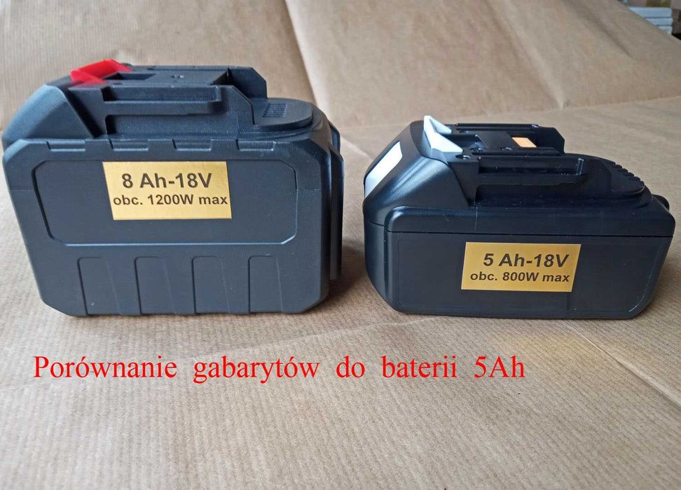 bateria akumulator Makita 18V realne 8Ah starszy model