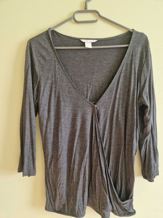 Bluzka firmy H&M do karmienia, rękaw 3/4, rozmiar M