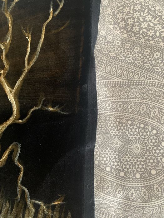 Pintura sobre tecido de veludo