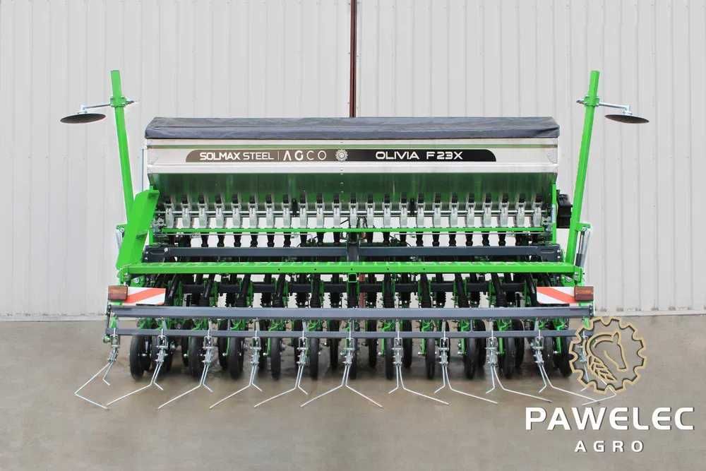 Siewnik talerzowy, zbożowy i do trawy, SOLMAX Olivia F23X 3m