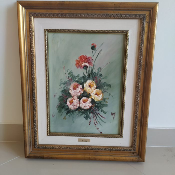 Pintura a óleo de M. Valls