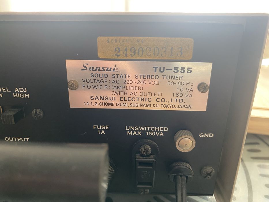 Sansui Tuner TU-555