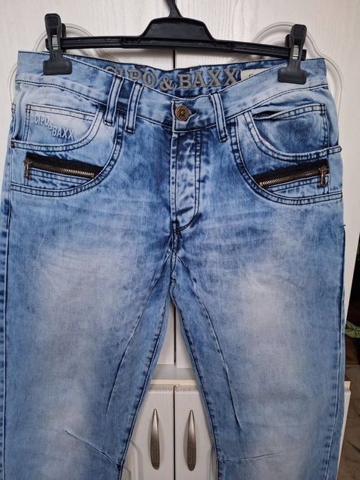 Spodnie jeansowe niebieskie męskie nowe
