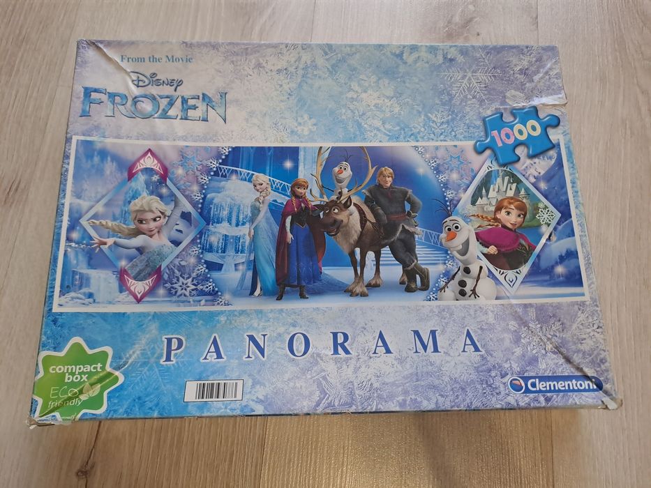 Puzzle Kraina Lodu panorama 1000 elementów.