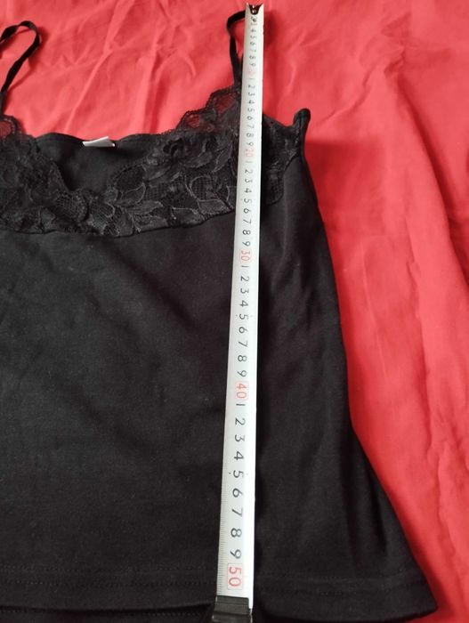 Майка, маечка трикотажная кружевная женская р.46-48,L,XL б у