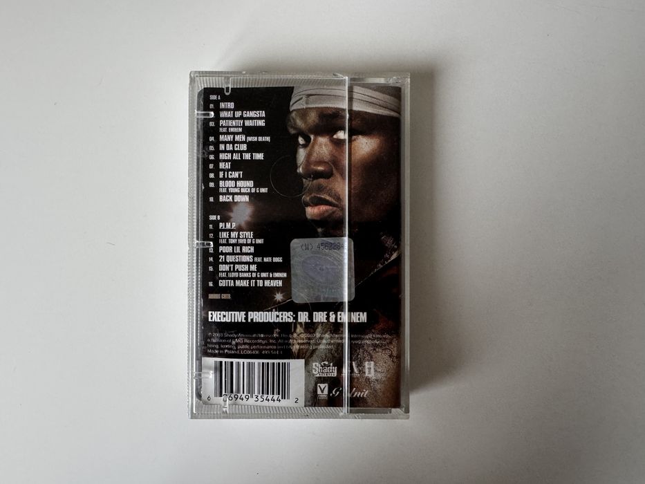 Kaseta magnetofonowa 50 cent get rich or die tryin
