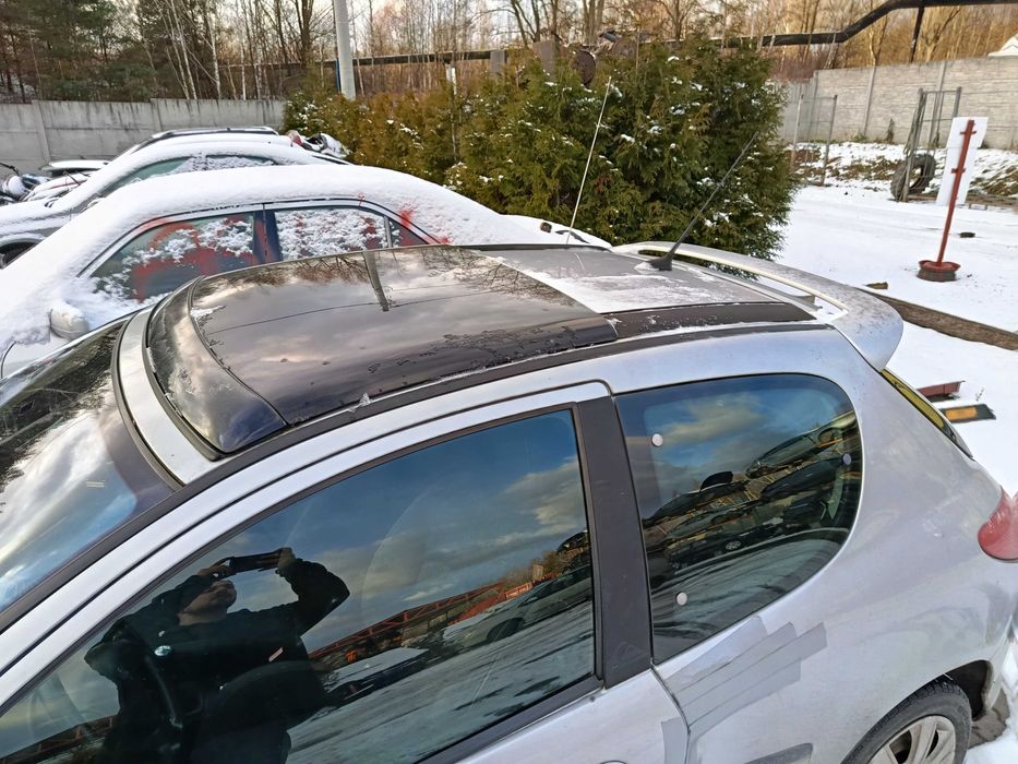 Peugeot 206 1.6b 2002r QUIKSYLVER Szyberdach NA CZĘŚCI