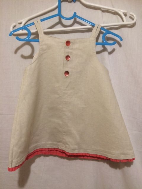 Sukienka z lnu dla dzieci