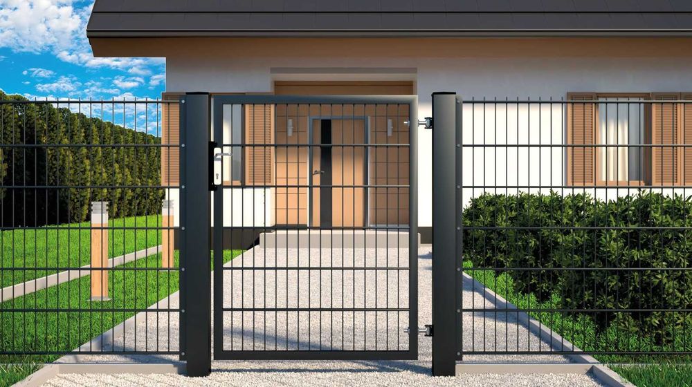 Furtka ogrodzeniowa PREMIUM malowana proszkowo RAL 7016