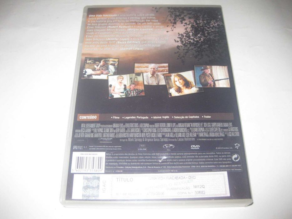 DVD "Uma Vida Inacabada" com Robert Redford64285966316546121