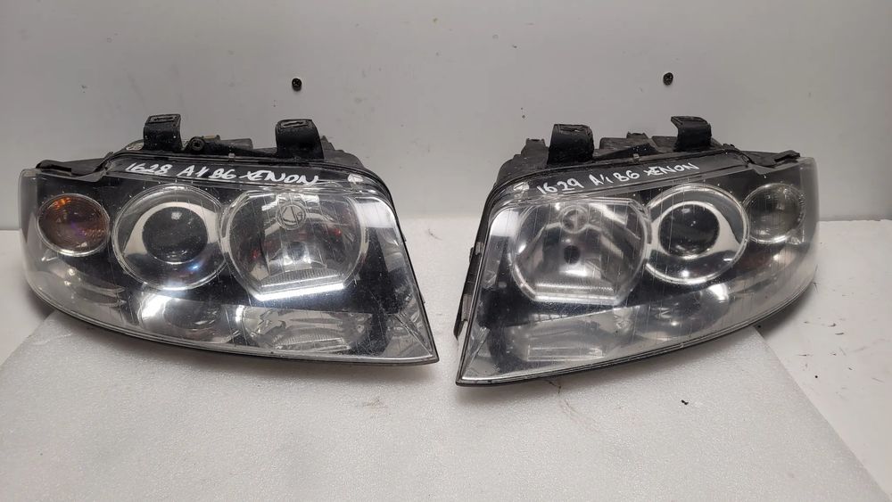 lampy przednie xenon europa audi a4 b6 małysz