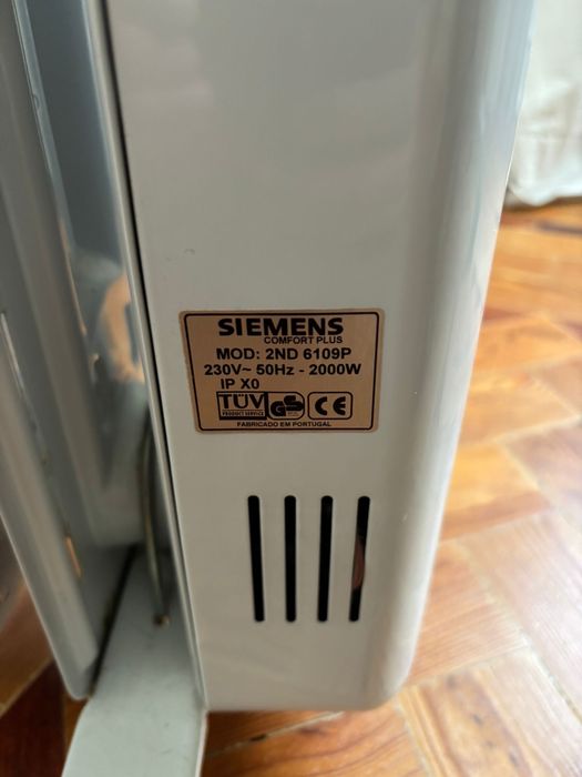 Aquecimento elétrico a óleo