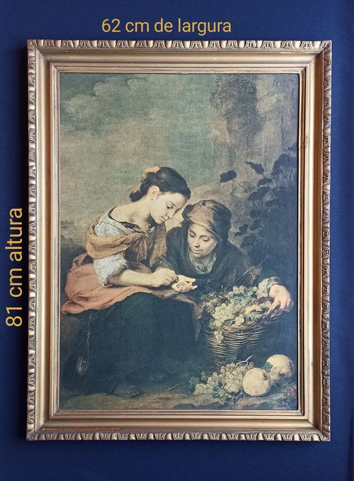 Quadro ( O pequeno vendedor de fruta)