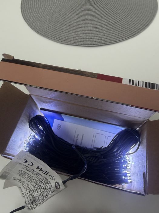 Casa Deco lampki choinkowe 7,9+10m zimna biel 80LED