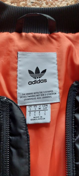 Kurtka męska Adidas SST czarna rozmiar S bomber.