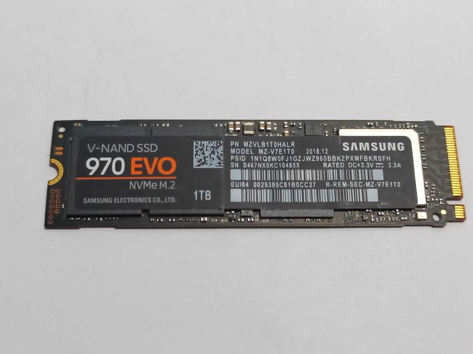 1TB SSD NVMe накопичувач Samsung 970 EVO m2 2280