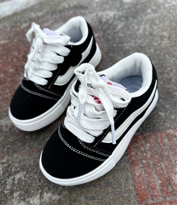 Кросівки ванс кеди ванс чорні для хлопчика та для дівчинки кеды вансы